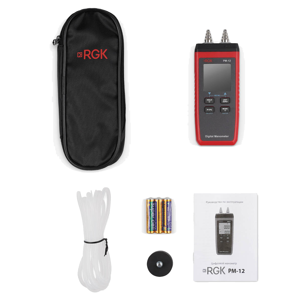 RGK | Манометр RGK PM-12. Цифровой манометр RGK PM-12