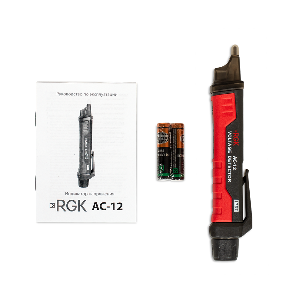 Индикатор напряжения RGK AC-12 комплектация