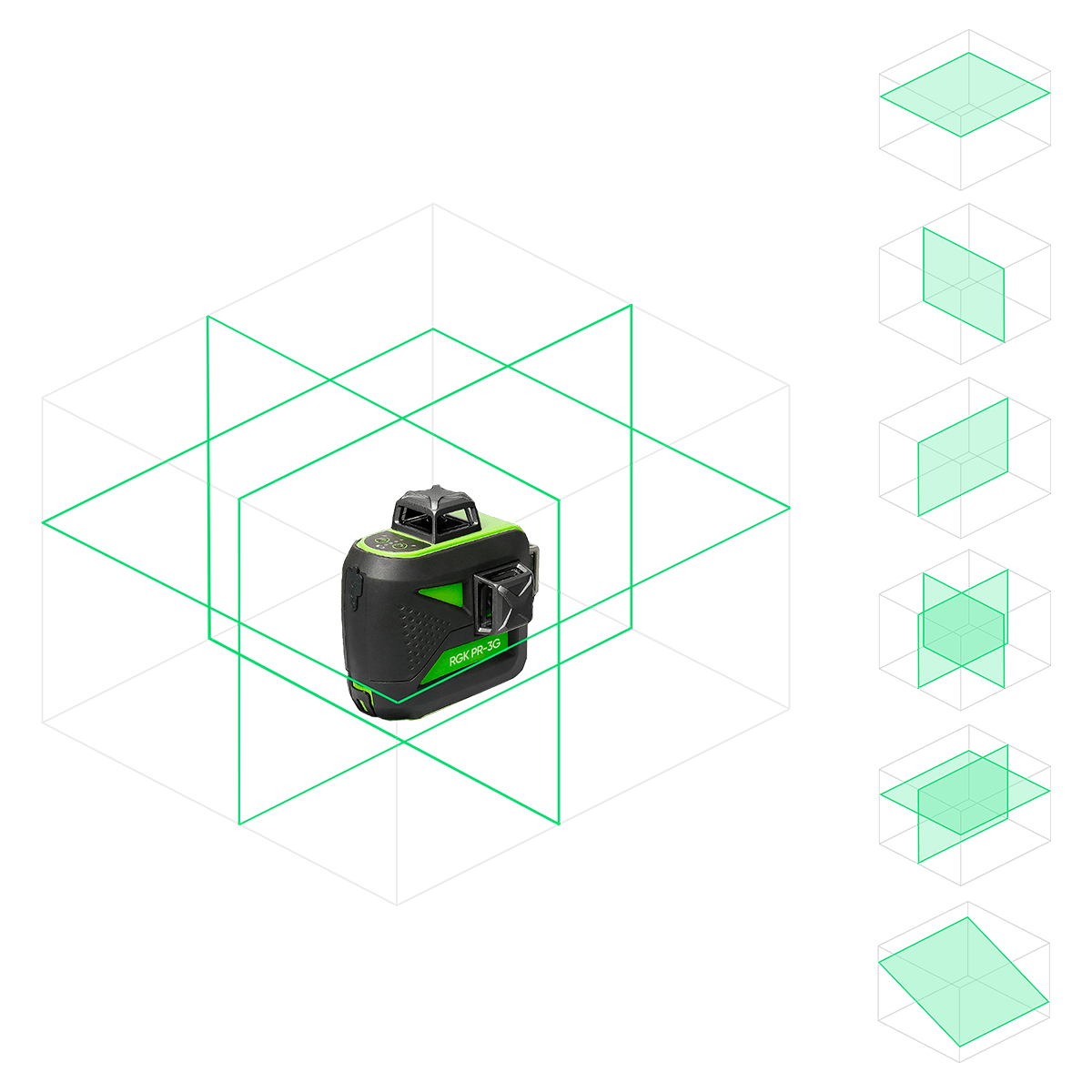 RGK | Лазерный нивелир RGK PR-3G