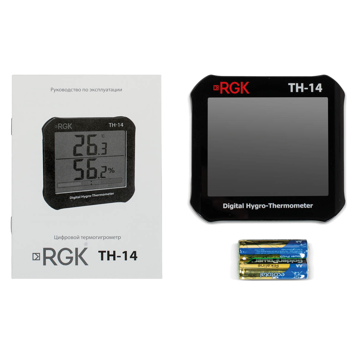 RGK | Цифровой термогигрометр RGK TH-14 с поверкой