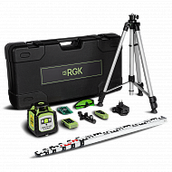 Комплект ротационного нивелира с элевационным штативом RGK SP-100G COMBO