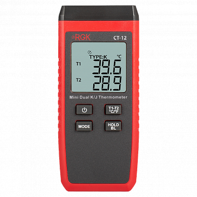 RGK CT-12 с зондом температуры воздуха TR-10A и погружным зондом температуры TR-10W